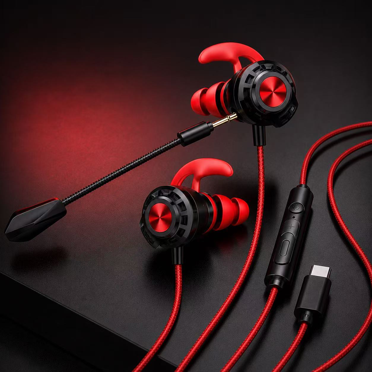Gaming IEM · USB-C · Metal Faceplate